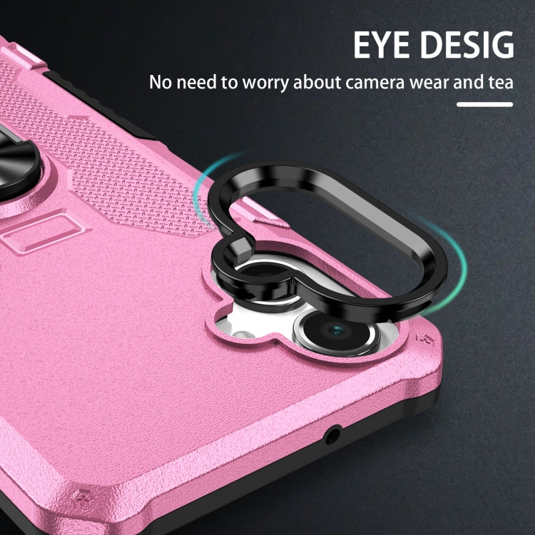 For Samsung Galaxy A06 4G Ring Holder Armor Hybrid Phone Case