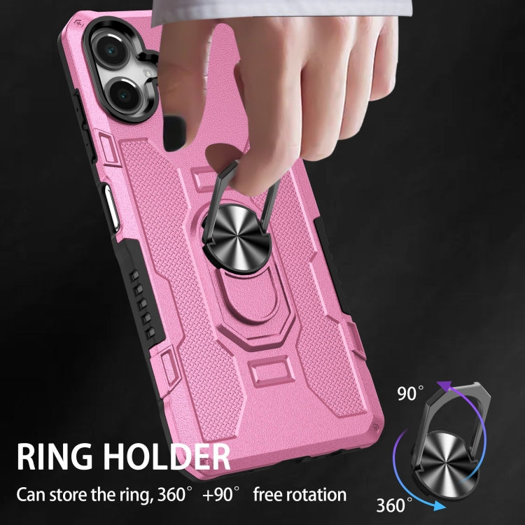 For Samsung Galaxy A06 4G Ring Holder Armor Hybrid Phone Case