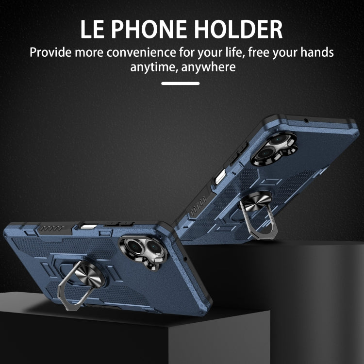 For Samsung Galaxy A06 4G Ring Holder Armor Hybrid Phone Case