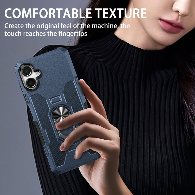 For Samsung Galaxy A06 4G Ring Holder Armor Hybrid Phone Case