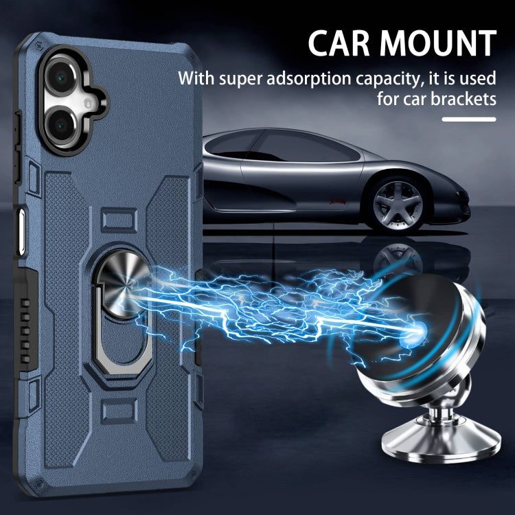 For Samsung Galaxy A06 4G Ring Holder Armor Hybrid Phone Case