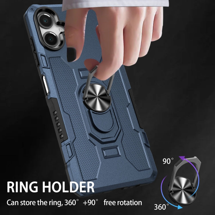 For Samsung Galaxy A06 4G Ring Holder Armor Hybrid Phone Case