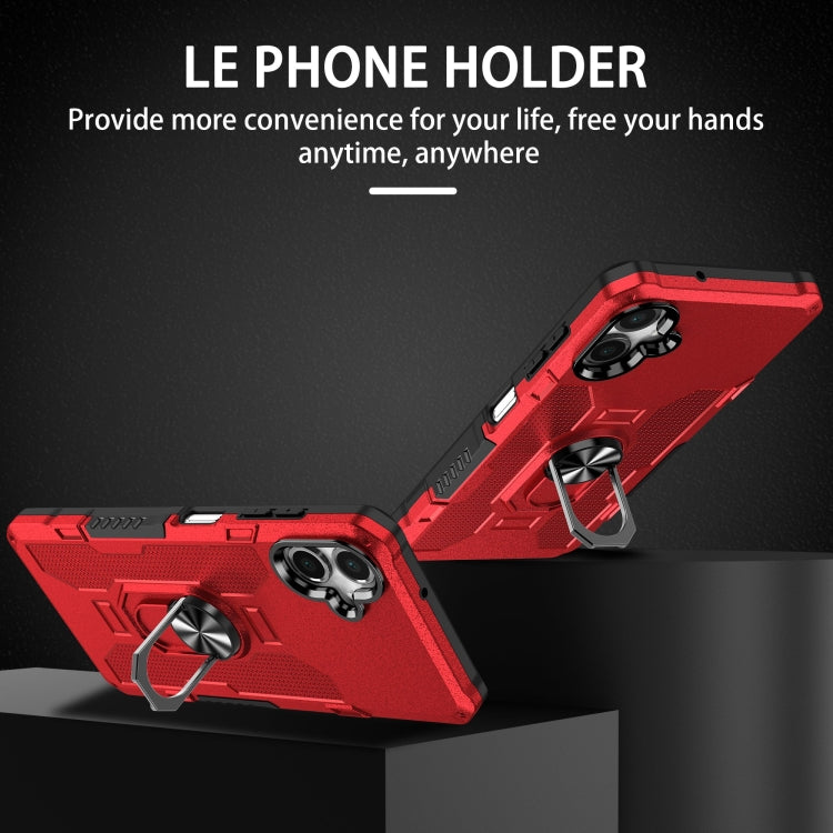 For Samsung Galaxy A06 4G Ring Holder Armor Hybrid Phone Case