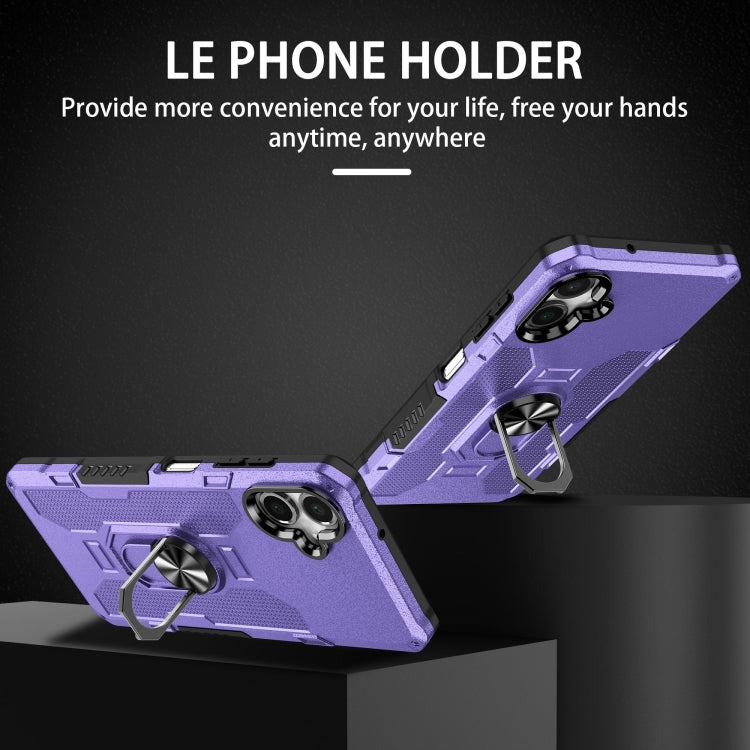 For Samsung Galaxy A06 4G Ring Holder Armor Hybrid Phone Case