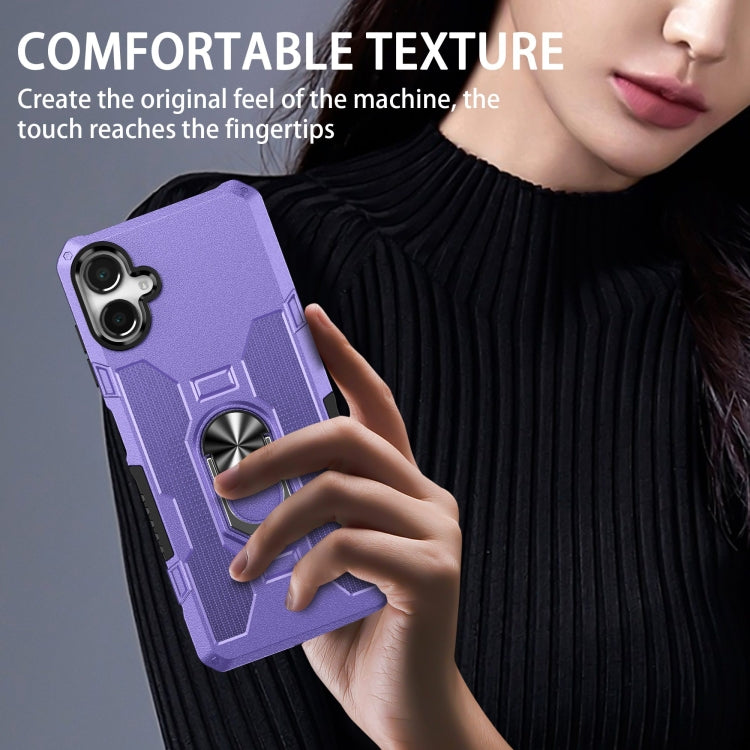 For Samsung Galaxy A06 4G Ring Holder Armor Hybrid Phone Case