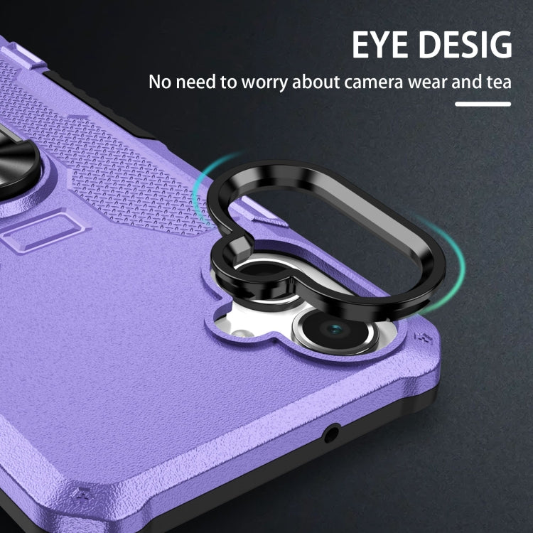For Samsung Galaxy A06 4G Ring Holder Armor Hybrid Phone Case