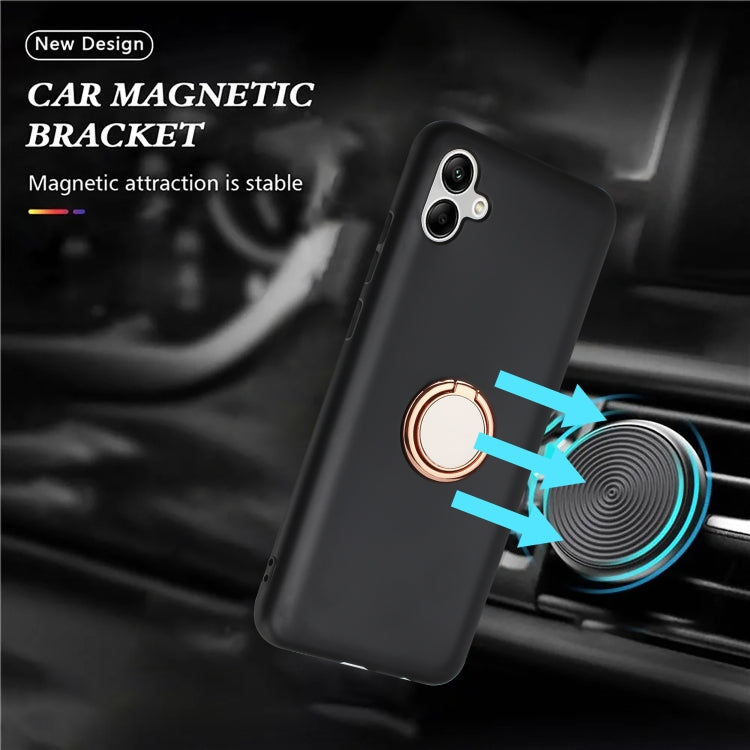 For Samsung Galaxy F14 5G Matte Ring Holder TPU Phone Case