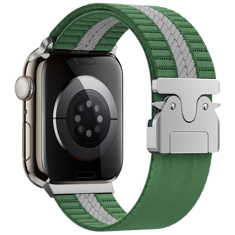 For Apple Watch 46mm / 49mm / 45mm / 44mm Parachute Buckle Braided Nylon Watch Band