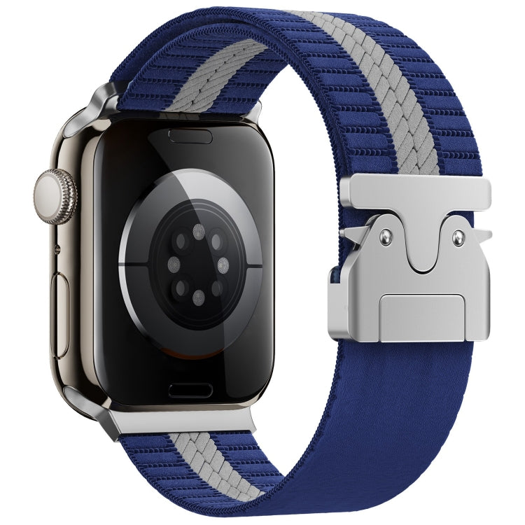 For Apple Watch 42mm / 41mm / 40mm / 38mm Parachute Buckle Braided Nylon Watch Band