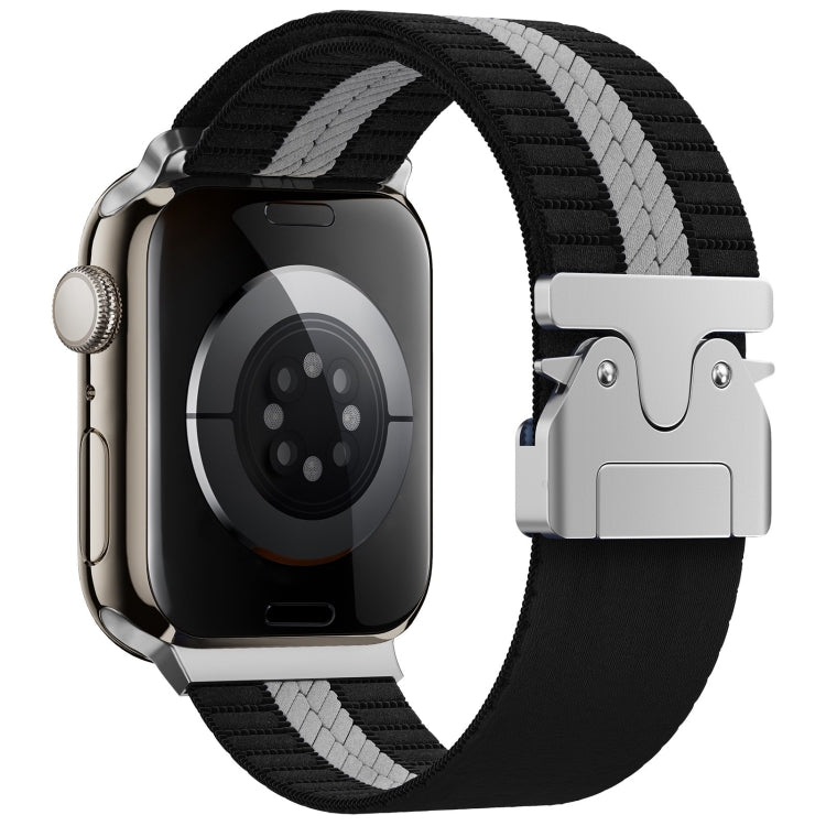 For Apple Watch 42mm / 41mm / 40mm / 38mm Parachute Buckle Braided Nylon Watch Band