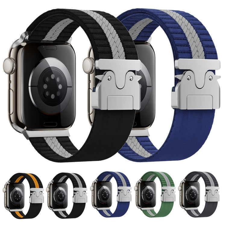 For Apple Watch 42mm / 41mm / 40mm / 38mm Parachute Buckle Braided Nylon Watch Band