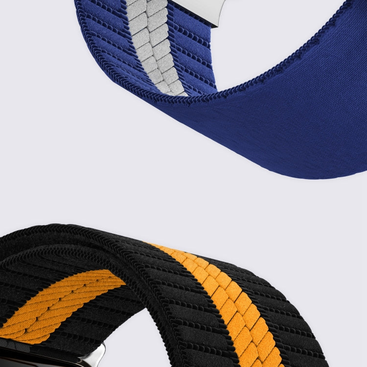 For Apple Watch 46mm / 49mm / 45mm / 44mm Parachute Buckle Braided Nylon Watch Band