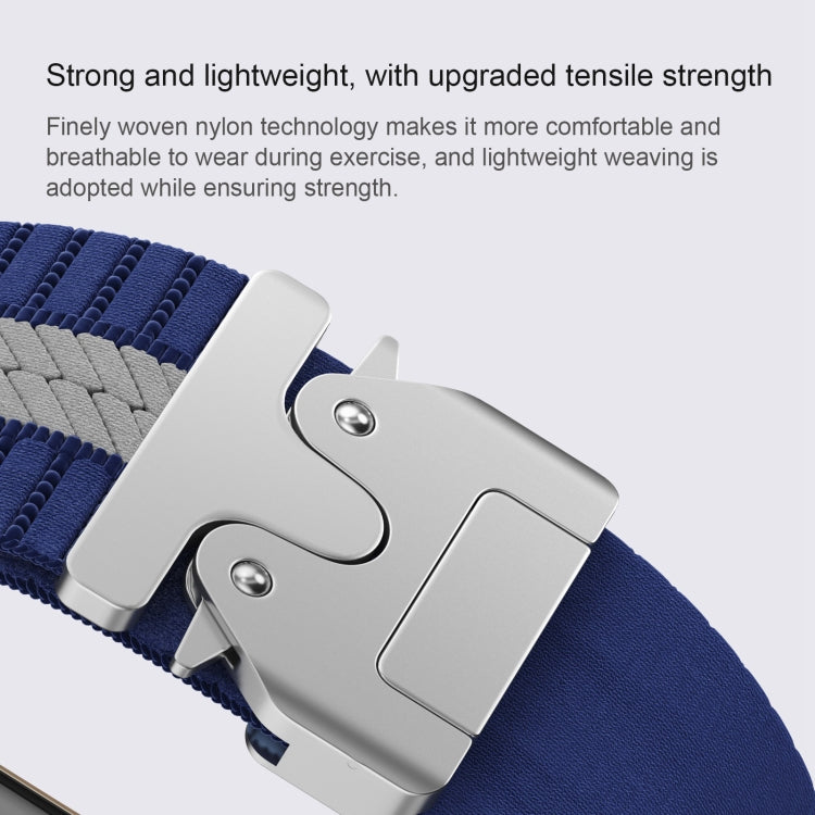 For Apple Watch 42mm / 41mm / 40mm / 38mm Parachute Buckle Braided Nylon Watch Band