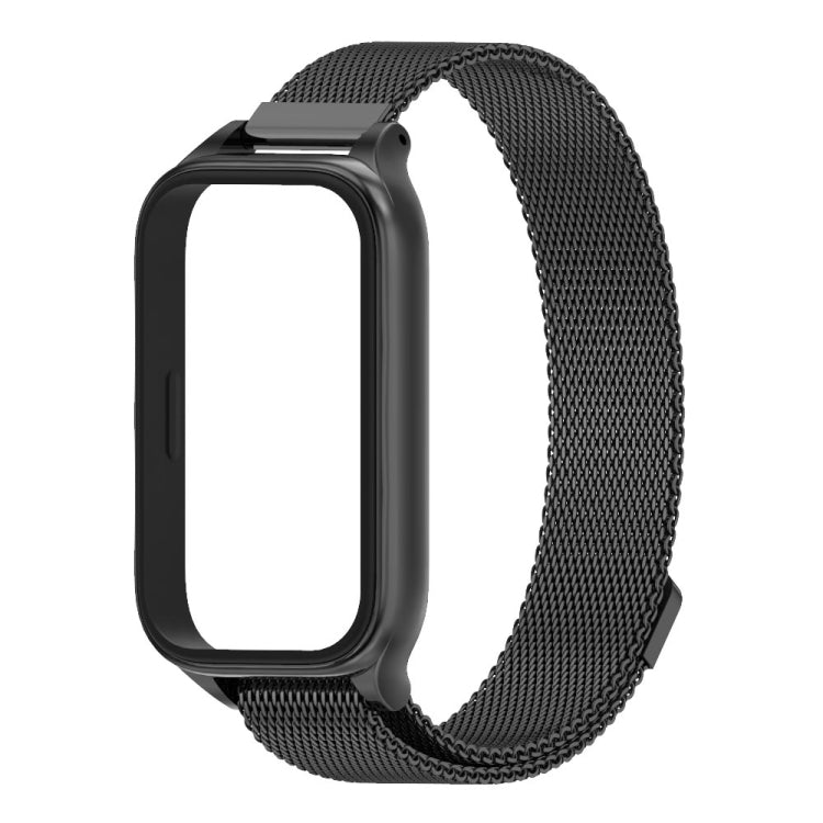 For Xiaomi Smart Band 9 Active / Redmi Band 3 Mijobs Metal Shell Milan Magnetic Watch Band