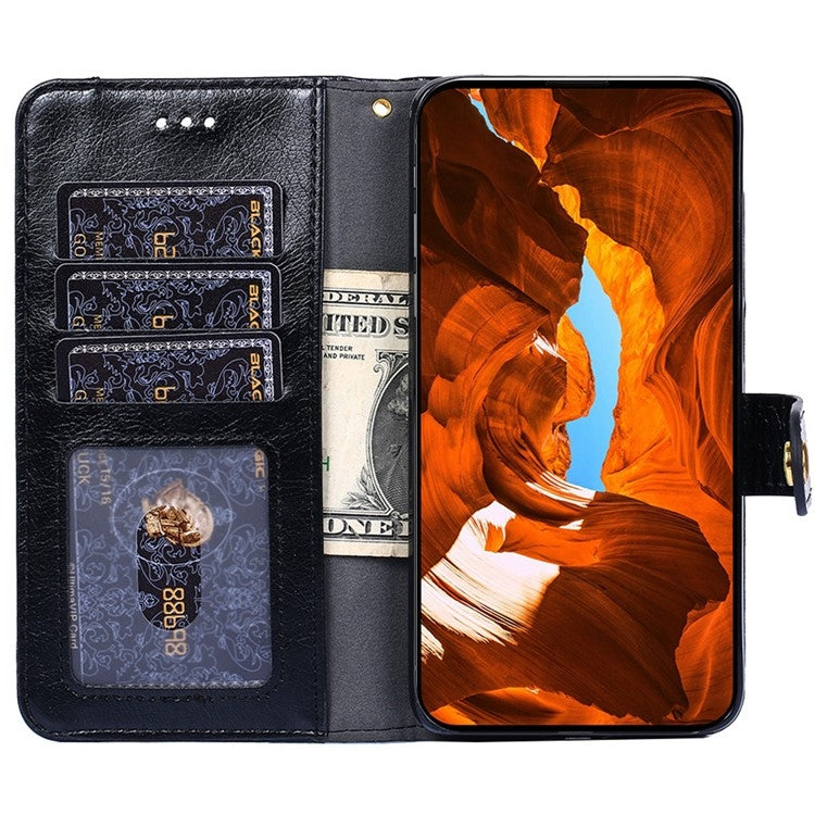 For Samsung Galaxy S25+ 5G Zipper Bag Leather Phone Case