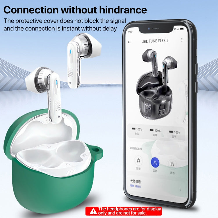 For JBL TuneFlex 2 Wireless Bluetooth Earphones Silicone Protective Case