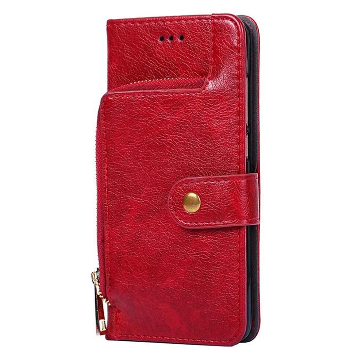 For Xiaomi 17 Pro Zipper Bag Leather Phone Case