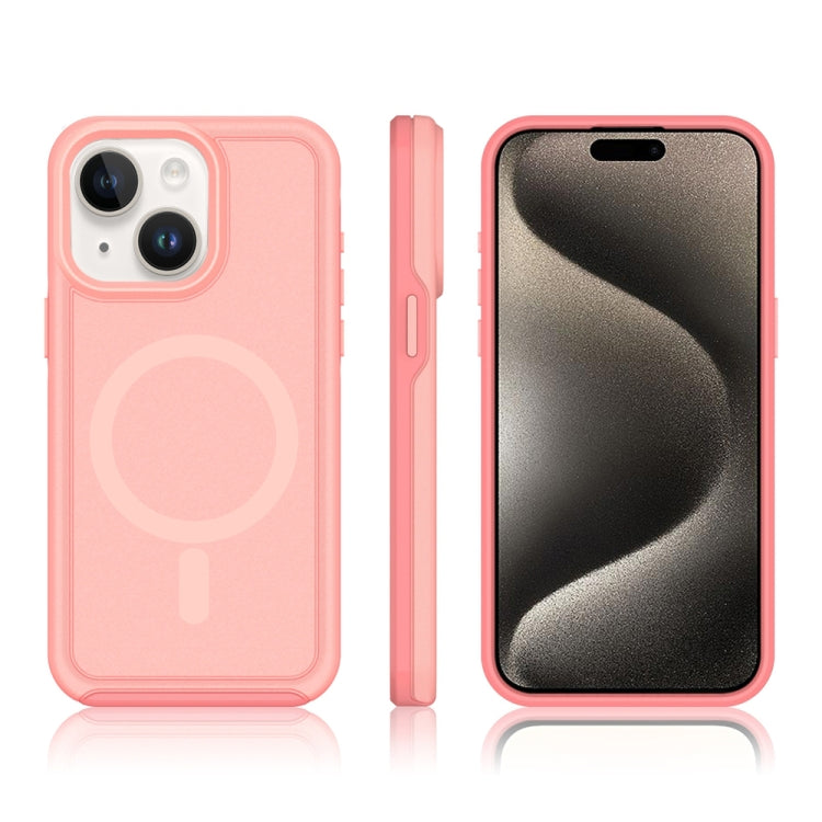 For iPhone 14 Shockproof MagSafe Armor PC Hybrid TPU Phone Case