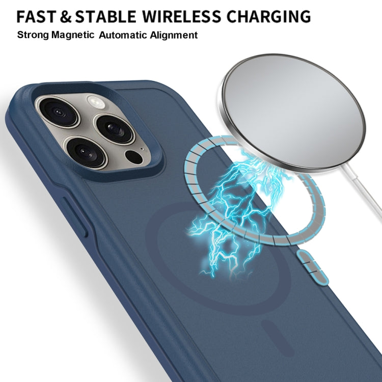For iPhone 14 Pro Shockproof MagSafe Armor PC Hybrid TPU Phone Case