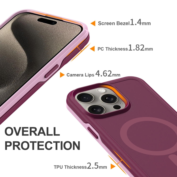 For iPhone 14 Pro Shockproof MagSafe Armor PC Hybrid TPU Phone Case