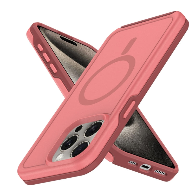 For iPhone 14 Pro Shockproof MagSafe Armor PC Hybrid TPU Phone Case