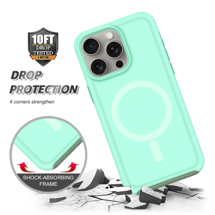 For iPhone 13 Pro Max Shockproof MagSafe Armor PC Hybrid TPU Phone Case