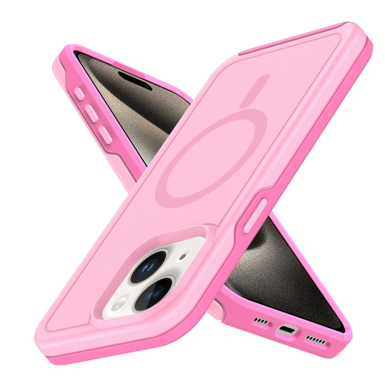 For iPhone 13 Shockproof MagSafe Armor PC Hybrid TPU Phone Case