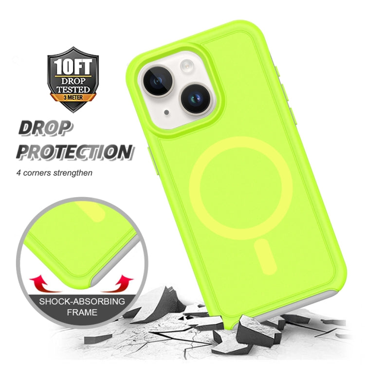 For iPhone 13 Shockproof MagSafe Armor PC Hybrid TPU Phone Case