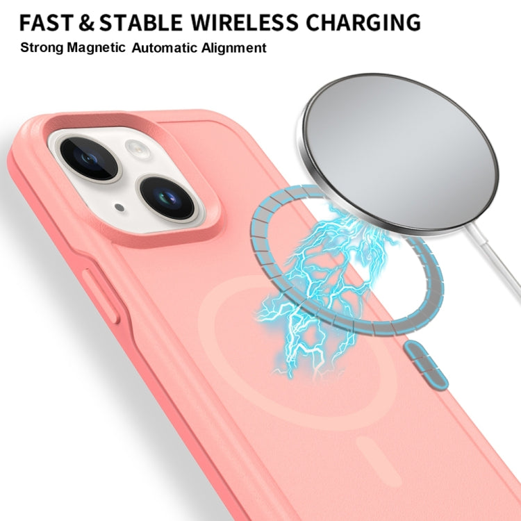 For iPhone 13 Shockproof MagSafe Armor PC Hybrid TPU Phone Case