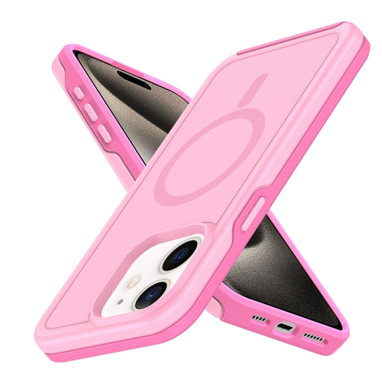 For iPhone 12 Shockproof MagSafe Armor PC Hybrid TPU Phone Case