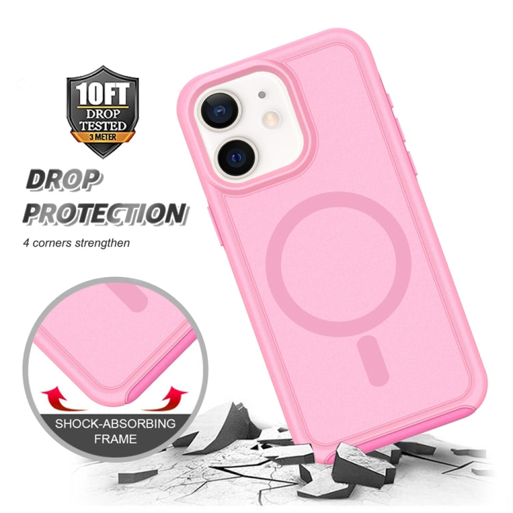 For iPhone 12 Shockproof MagSafe Armor PC Hybrid TPU Phone Case