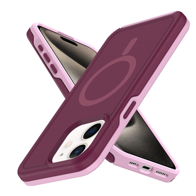 For iPhone 12 Shockproof MagSafe Armor PC Hybrid TPU Phone Case