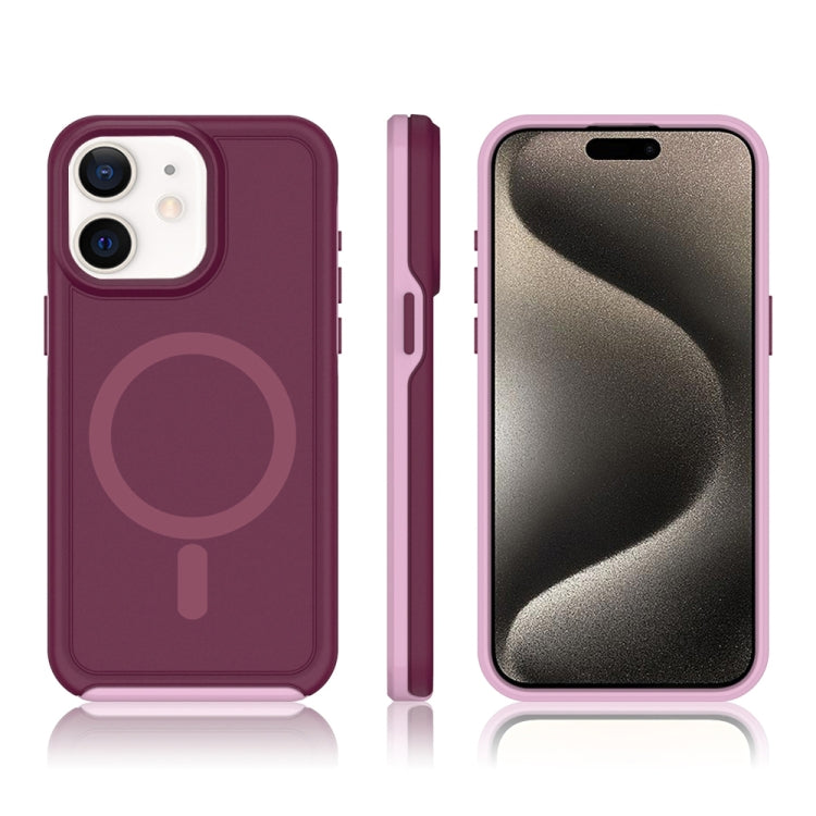 For iPhone 12 Shockproof MagSafe Armor PC Hybrid TPU Phone Case