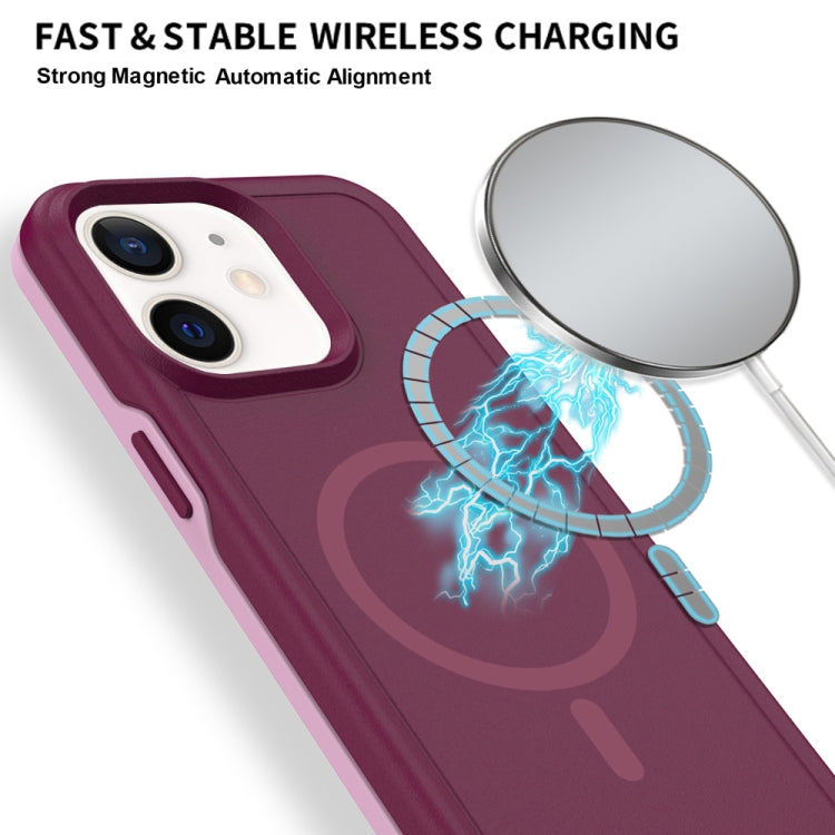 For iPhone 12 Shockproof MagSafe Armor PC Hybrid TPU Phone Case