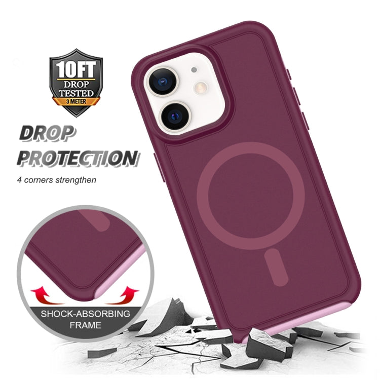For iPhone 12 Shockproof MagSafe Armor PC Hybrid TPU Phone Case