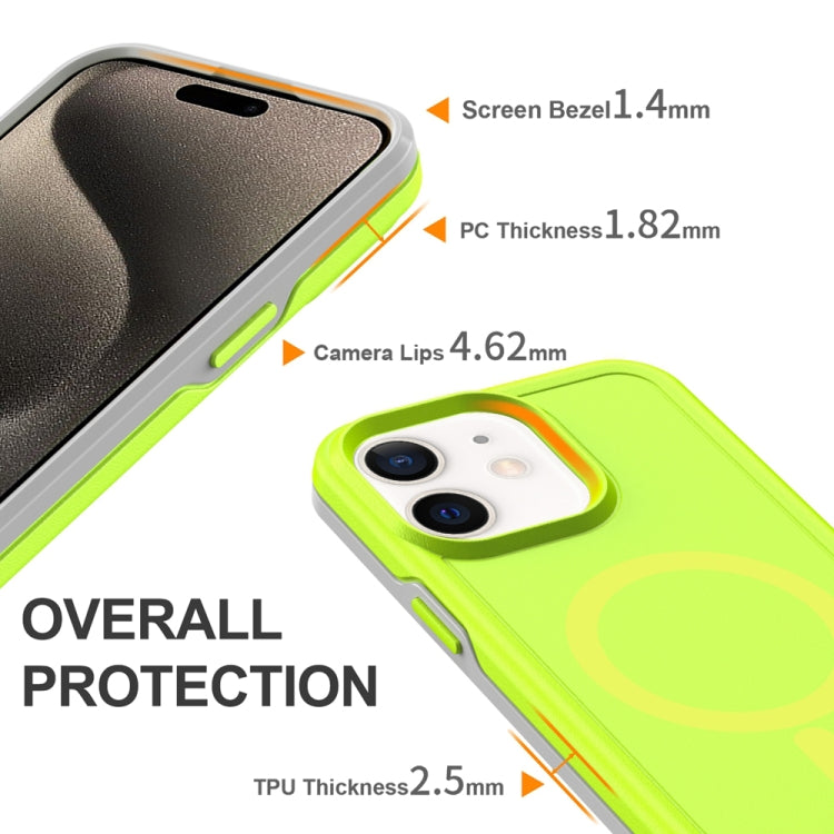 For iPhone 12 Shockproof MagSafe Armor PC Hybrid TPU Phone Case