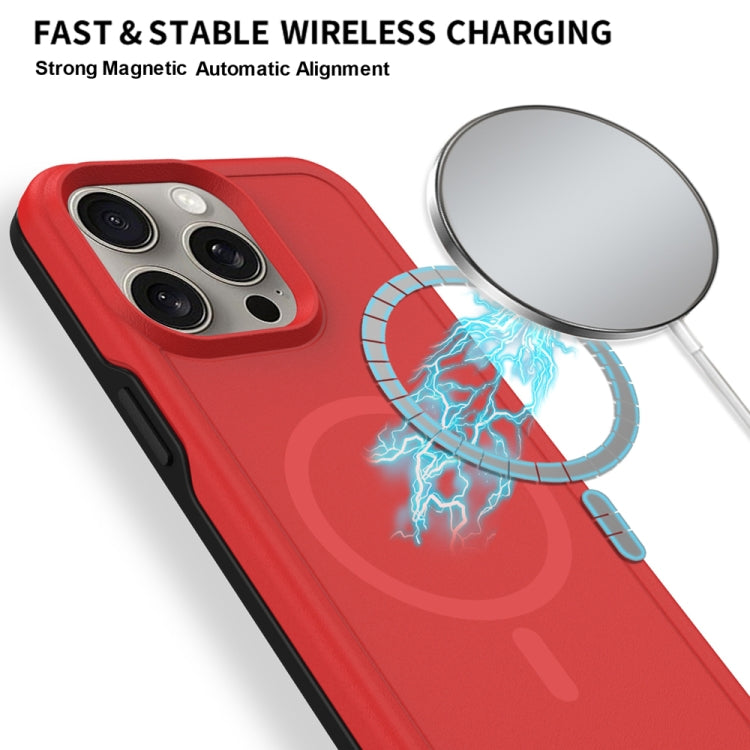For iPhone 12 Pro Shockproof MagSafe Armor PC Hybrid TPU Phone Case