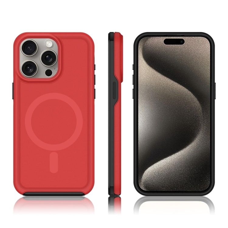 For iPhone 11 Pro Max Shockproof MagSafe Armor PC Hybrid TPU Phone Case