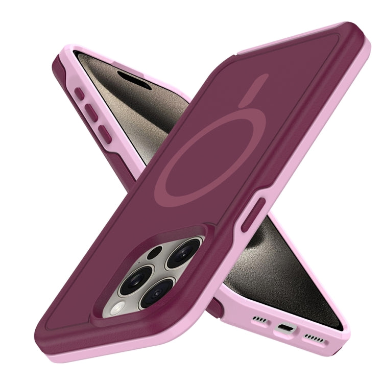 For iPhone 11 Pro Max Shockproof MagSafe Armor PC Hybrid TPU Phone Case