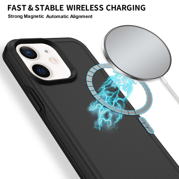 For iPhone 11 Shockproof MagSafe Armor PC Hybrid TPU Phone Case
