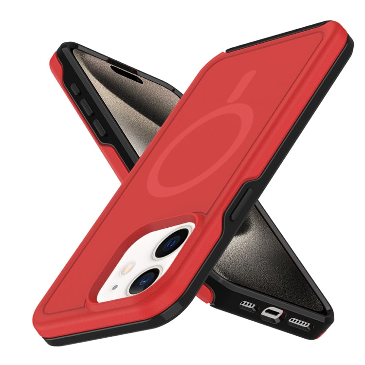 For iPhone 11 Shockproof MagSafe Armor PC Hybrid TPU Phone Case