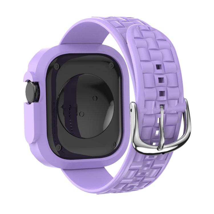 For Apple Watch 42 / 44 / 45 / 46mm TPU Case Integrated Watch Band