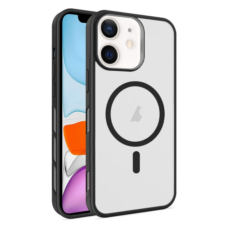 For iPhone 11 Frosted Translucent Side Ice Fog Cooling MagSafe Phone Case
