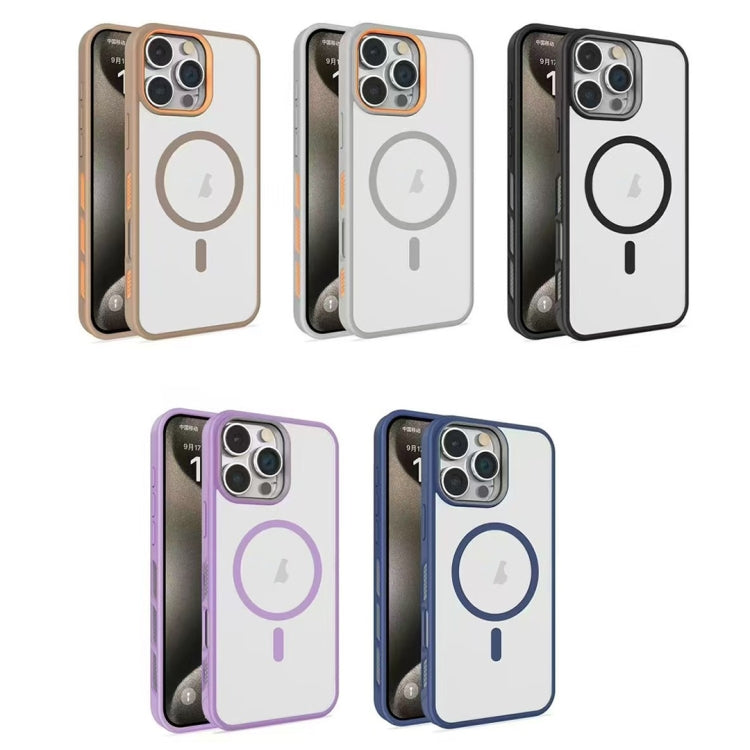For iPhone 11 Pro Frosted Translucent Side Ice Fog Cooling MagSafe Phone Case