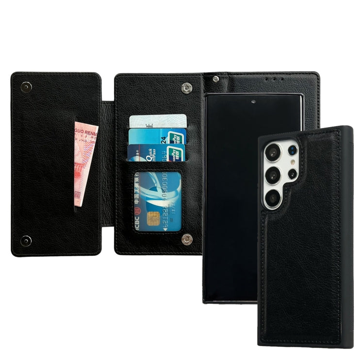 For Samsung Galaxy S25 Ultra 5G Multifunctional 7-Card Wallet Leather Phone Case