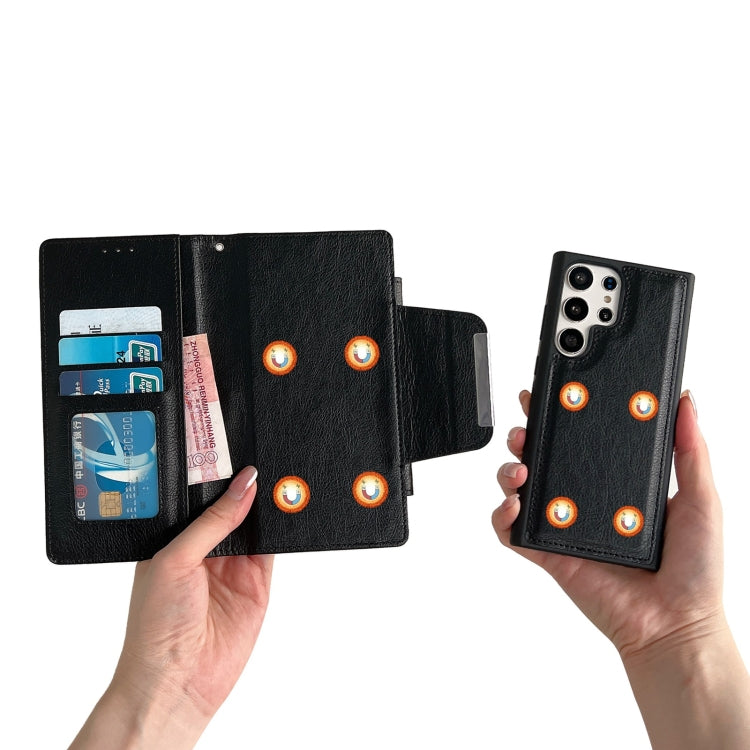 For Samsung Galaxy S25 Ultra 5G Multifunctional 7-Card Wallet Leather Phone Case