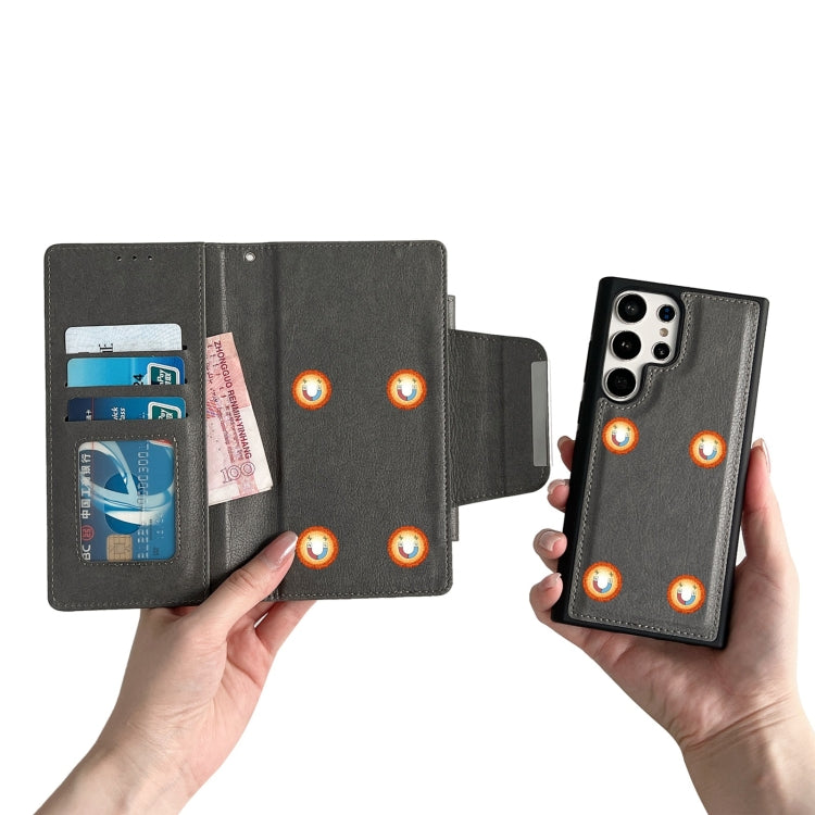 For Samsung Galaxy S25 Ultra 5G Multifunctional 7-Card Wallet Leather Phone Case