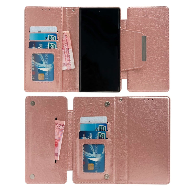 For Samsung Galaxy S25 Ultra 5G Multifunctional 7-Card Wallet Leather Phone Case