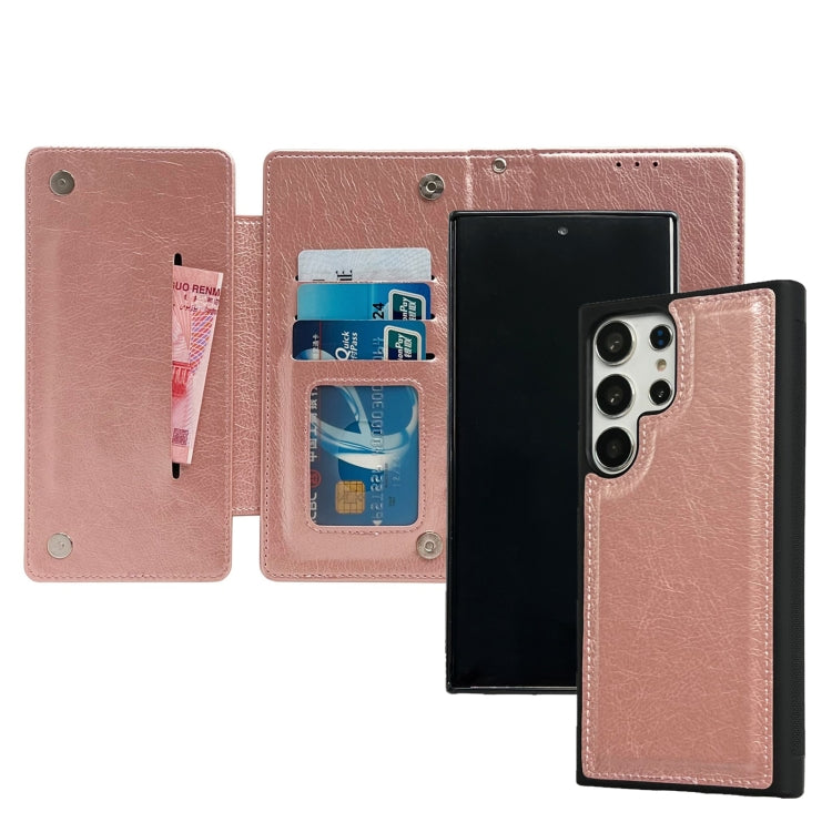 For Samsung Galaxy S25 Ultra 5G Multifunctional 7-Card Wallet Leather Phone Case