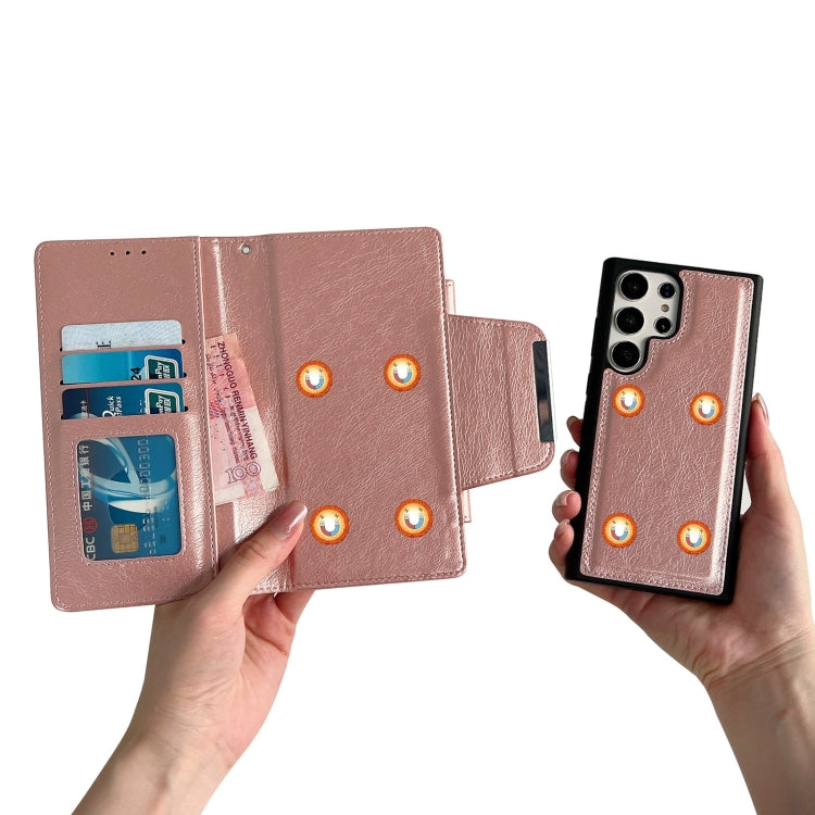 For Samsung Galaxy S25 Ultra 5G Multifunctional 7-Card Wallet Leather Phone Case